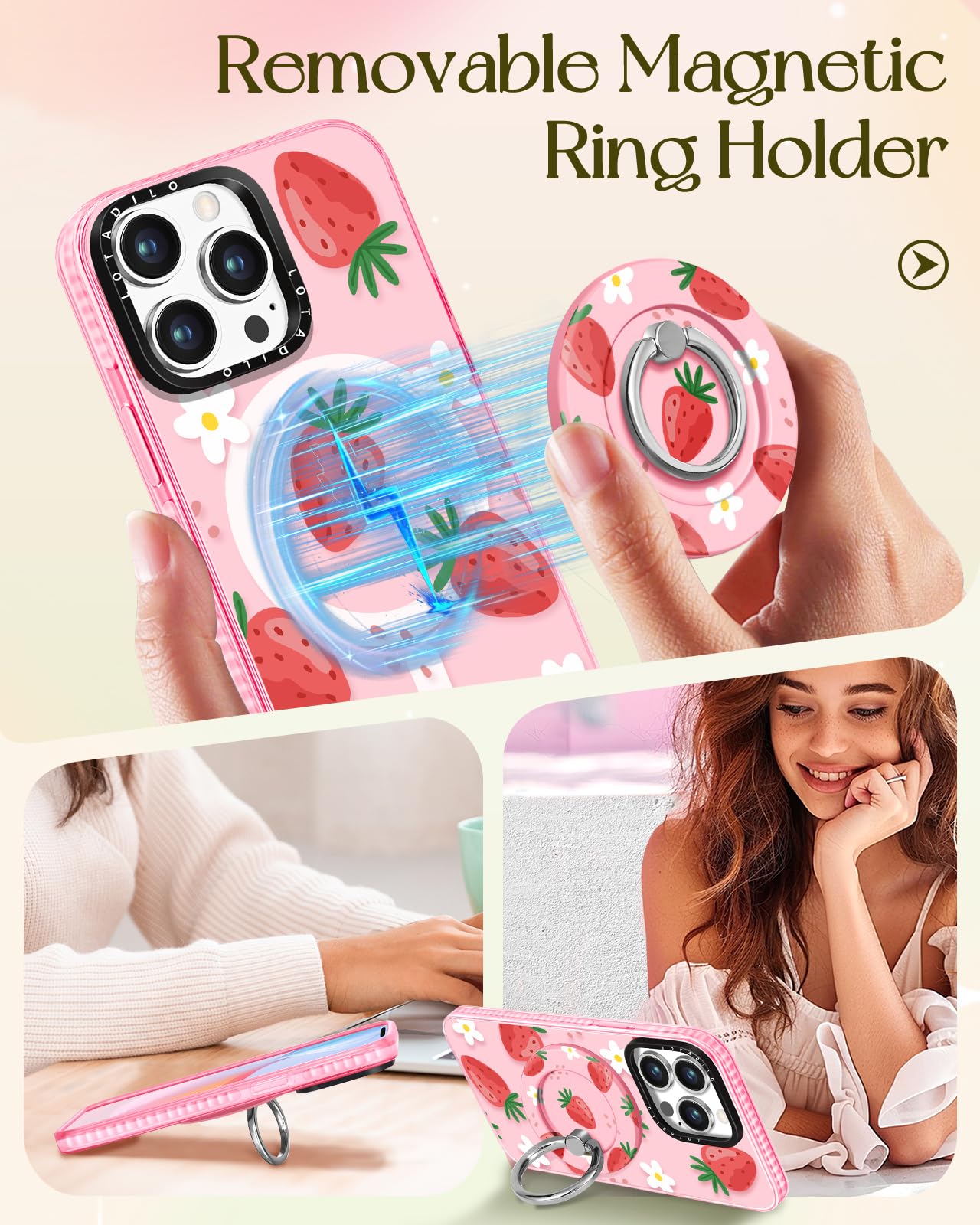 Amazon.com: Lotadilo for iPhone 12 Pro Max Case for Women Girls